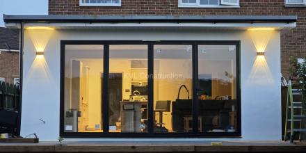 Building back extension on Hudson Close, Poole, BH12, Dorset