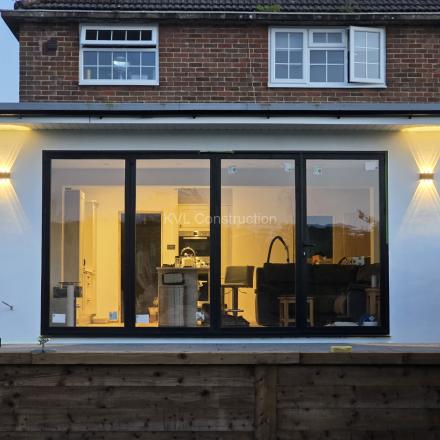 Building back extension on Hudson Close, Poole, BH12, Dorset