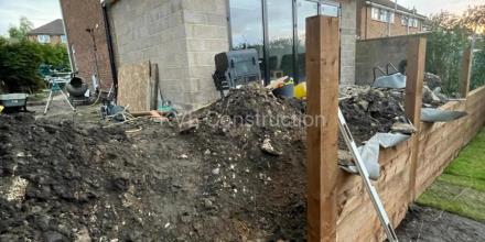 Building back extension on Hudson Close, Poole, BH12, Dorset