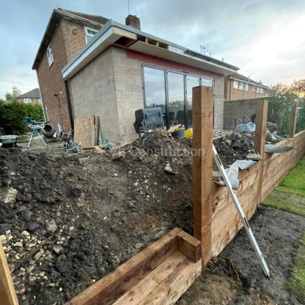 Building back extension on Hudson Close, Poole, BH12, Dorset