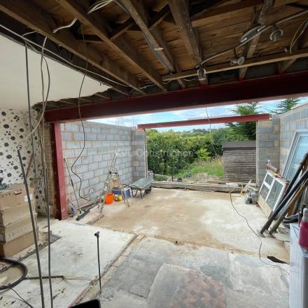 Building back extension on Hudson Close, Poole, BH12, Dorset