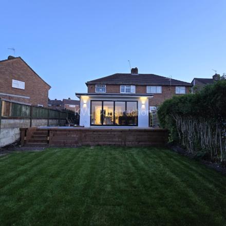 Building back extension on Hudson Close, Poole, BH12, Dorset
