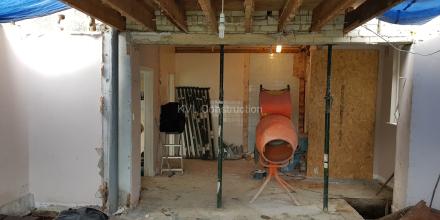 Renovation of back extension on Methuen Road, Charminster, Bournemouth, BH8