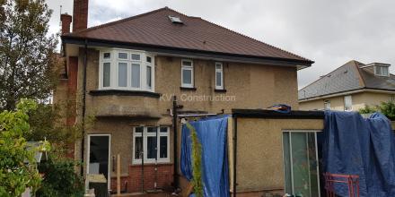 Renovation of back extension on Methuen Road, Charminster, Bournemouth, BH8