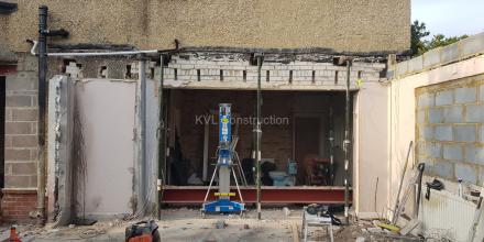 Renovation of back extension on Methuen Road, Charminster, Bournemouth, BH8