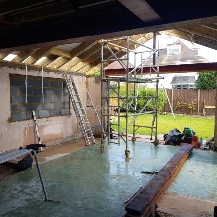 Renovation of back extension on Methuen Road, Charminster, Bournemouth, BH8