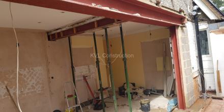 Conversion of the utility room to kitchen at Littledown Avenue, Bournemouth, BH7