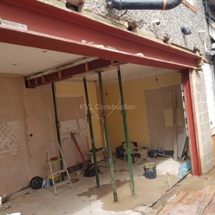 Conversion of the utility room to kitchen at Littledown Avenue, Bournemouth, BH7
