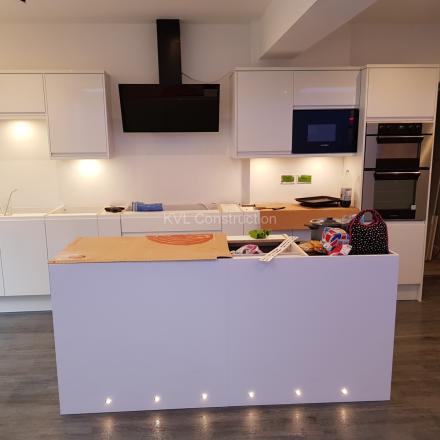 Conversion of the utility room to kitchen at Littledown Avenue, Bournemouth, BH7