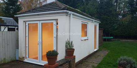 Conversion of garage to the offices, Ropley Road, Bournemouth, BH7