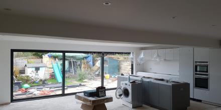 Summer house, back extension, side extension with a garage on Gainsborough Road, Bournemouth, BH7