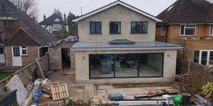 Summer house, back extension, side extension with a garage on Gainsborough Road, Bournemouth, BH7