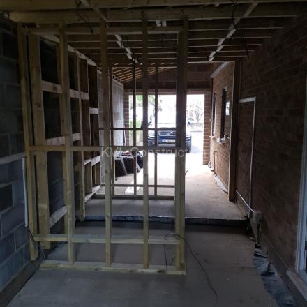 Summer house, back extension, side extension with a garage on Gainsborough Road, Bournemouth, BH7