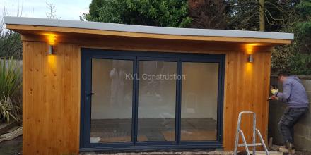 Summer house, back extension, side extension with a garage on Gainsborough Road, Bournemouth, BH7