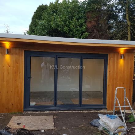 Summer house, back extension, side extension with a garage on Gainsborough Road, Bournemouth, BH7