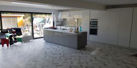 Summer house, back extension, side extension with a garage on Gainsborough Road, Bournemouth, BH7