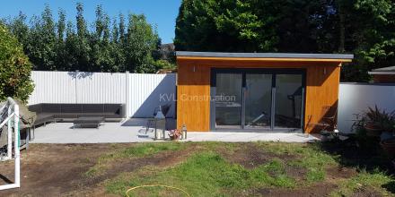 Summer house, back extension, side extension with a garage on Gainsborough Road, Bournemouth, BH7
