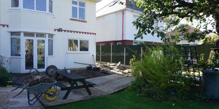 Back and side extension at Southwick Place, Bournemouth, BH6