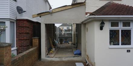 Back and side extension at Southwick Place, Bournemouth, BH6