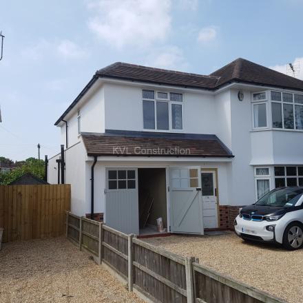 2 story extension in Cranleigh Road, Southbourne, Bournemouth, BH6