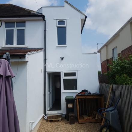 2 story extension in Cranleigh Road, Southbourne, Bournemouth, BH6