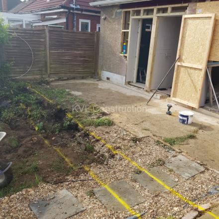 Extension and refurb of a bungalow on Huntvale Road, Bournemouth, BH9
