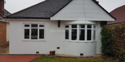 Extension and refurb of a bungalow on Huntvale Road, Bournemouth, BH9