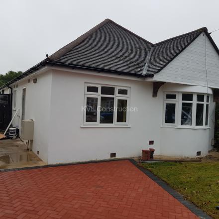 Extension and refurb of a bungalow on Huntvale Road, Bournemouth, BH9