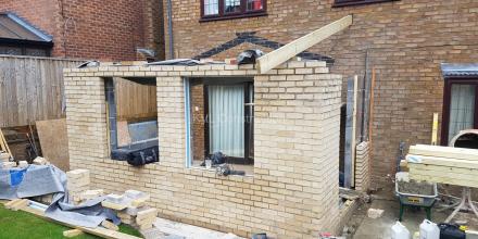 Conversion of conservatory to extension, Elmgate Drive, Bournemouth, BH7