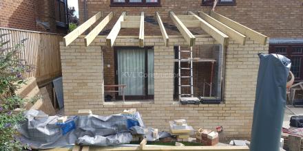 Conversion of conservatory to extension, Elmgate Drive, Bournemouth, BH7