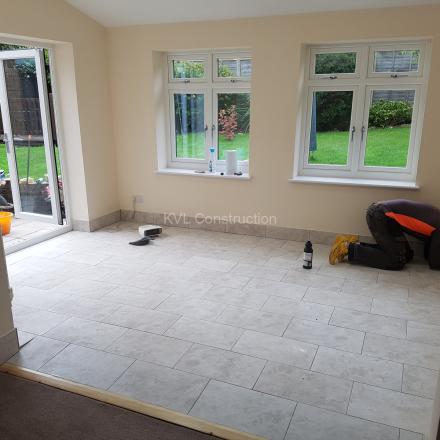 Conversion of conservatory to extension, Elmgate Drive, Bournemouth, BH7