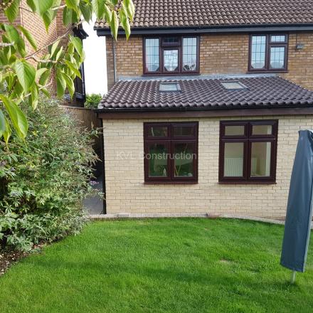 Conversion of conservatory to extension, Elmgate Drive, Bournemouth, BH7