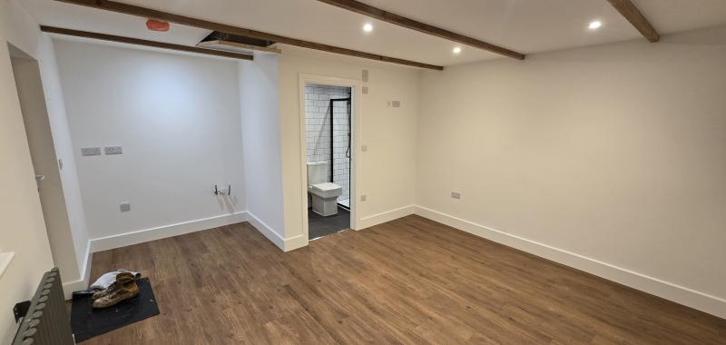 Garage conversion to AirBnb apartment, Wimborne Road BH9, Bournemouth