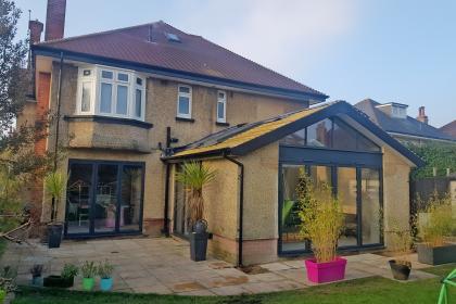 Renovation of back extension on Methuen Road, Charminster, Bournemouth, BH8