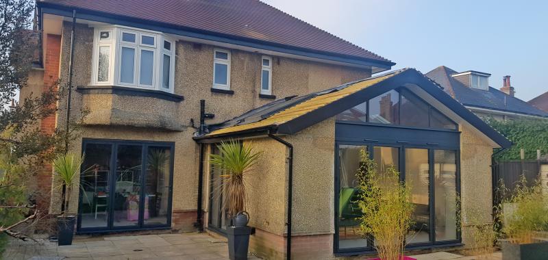 Renovation of back extension on Methuen Road, Charminster, Bournemouth, BH8