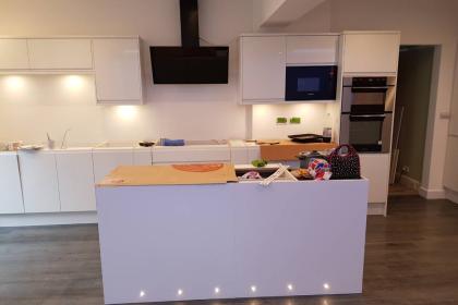 Conversion of the utility room to kitchen at Littledown Avenue, Bournemouth, BH7