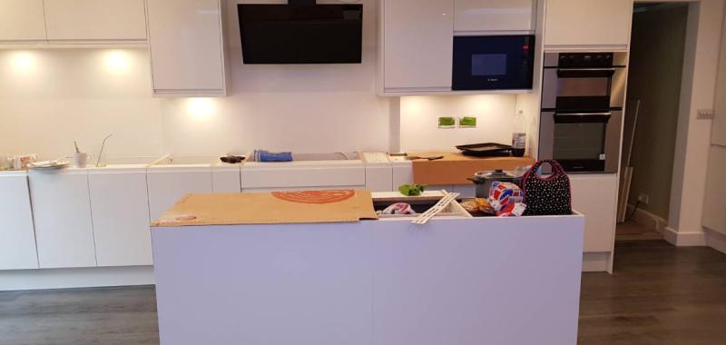 Conversion of the utility room to kitchen at Littledown Avenue, Bournemouth, BH7