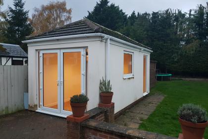 Conversion of garage to the offices, Ropley Road, Bournemouth, BH7