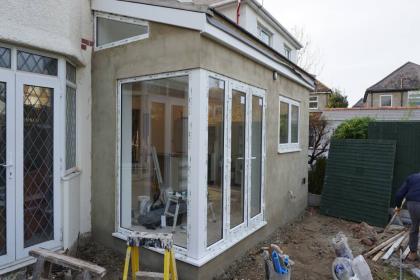 Back and side extension at Southwick Place, Bournemouth, BH6