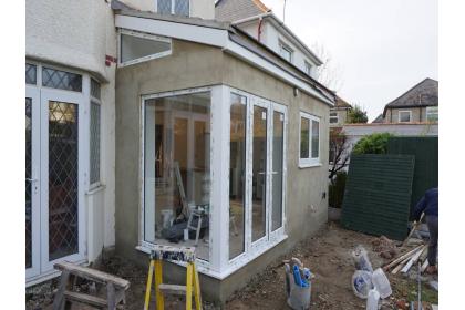 Back and side extension at Southwick Place, Bournemouth, BH6