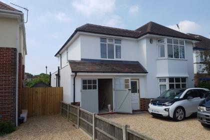 2 story extension in Cranleigh Road, Southbourne, Bournemouth, BH6