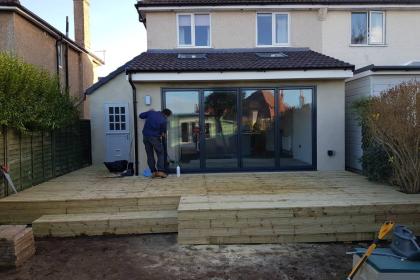Back and side extension at Athelstan Road, Tuckton, Bournemouth