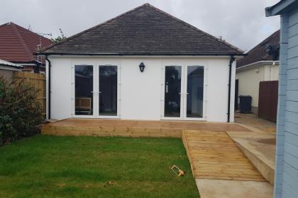 Extension and refurb of a bungalow on Huntvale Road, Bournemouth, BH9