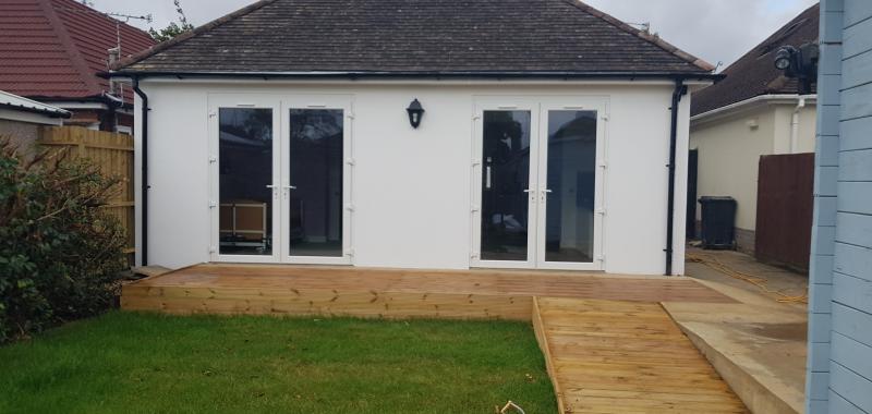 Extension and refurb of a bungalow on Huntvale Road, Bournemouth, BH9