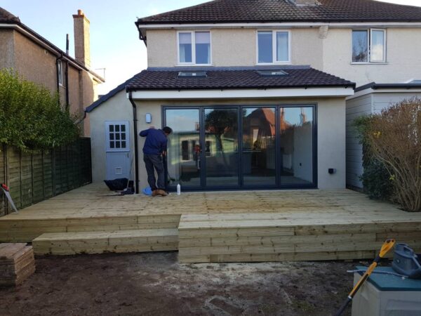 Back and side extension at Athelstan Road, Tuckton, Bournemouth