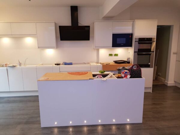 Conversion of the utility room to kitchen at Littledown Avenue, Bournemouth, BH7