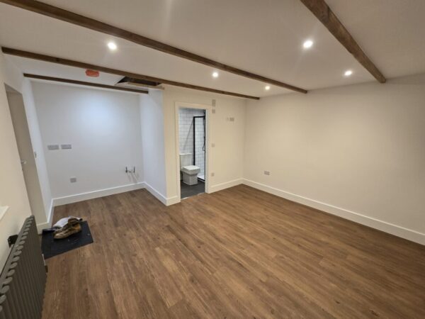 Garage conversion to AirBnb apartment, Wimborne Road BH9, Bournemouth